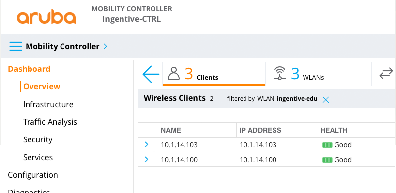 Role Based Access Control mit Aruba WLAN