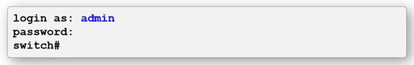 Switch Prompt nach erfolgreichem Login